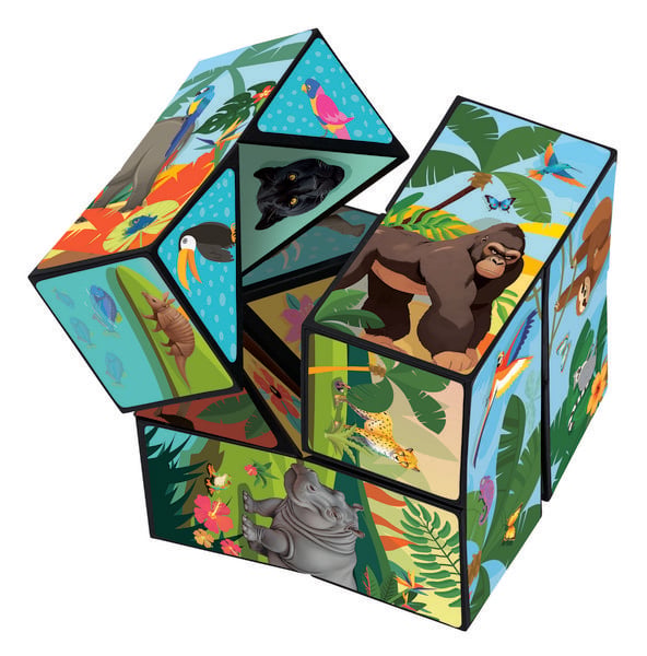 Produktbild: Magischer Puzzle-W&uuml;rfel 'Im Dschungel'
