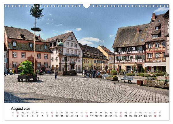 Produktbild: Gengenbach - romantisches Kleinod im Schwarzwald (Wandkalender 2026 DIN A3 quer), CALVENDO Monatskalender
