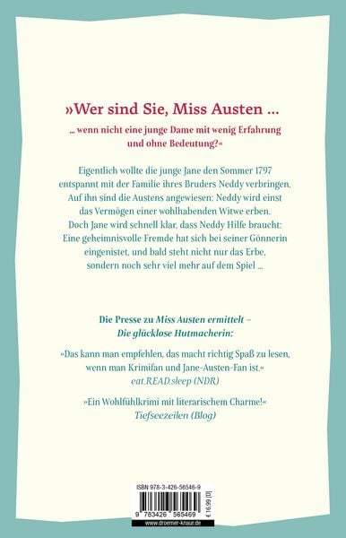 Produktbild: Miss Austen ermittelt. Die mysteri&ouml;se Hochstaplerin
