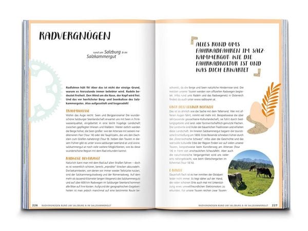 Produktbild: KOMPASS Radvergn&uuml;gen rund um Salzburg & Salzkammergut