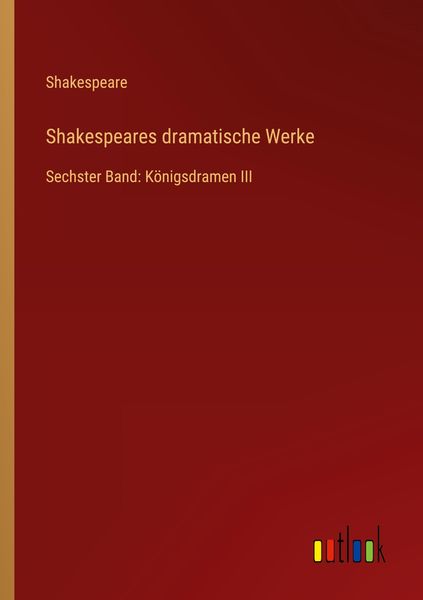 Produktbild: Shakespeares dramatische Werke