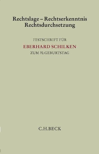 Produktbild: Rechtslage - Rechtserkenntnis - Rechtsdurchsetzung
