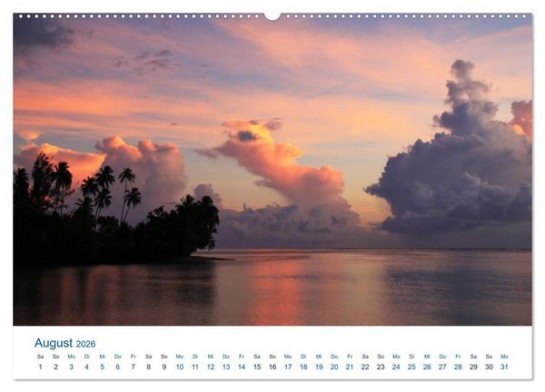 Produktbild: S&uuml;dsee-Insel Mo'orea (Wandkalender 2026 DIN A2 quer), CALVENDO Monatskalender
