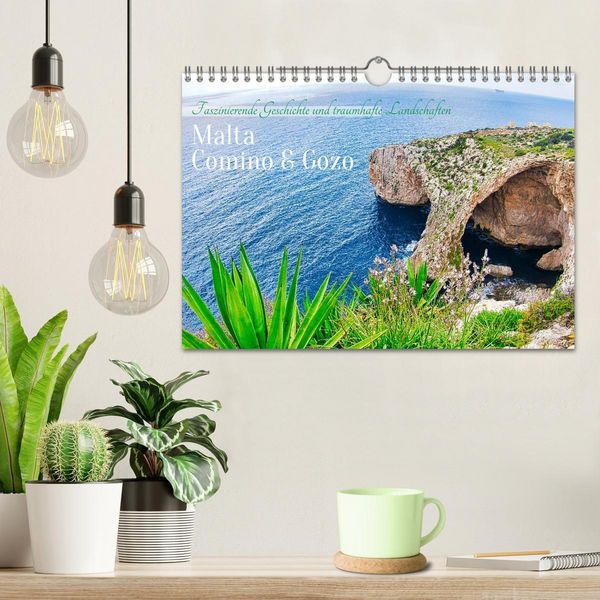 Produktbild: Malta, Comino & Gozo (Wandkalender 2026 DIN A4 quer), CALVENDO Monatskalender