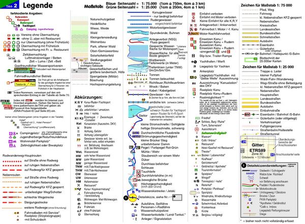Produktbild: TourenAtlas TA4 Oberweser-Leine