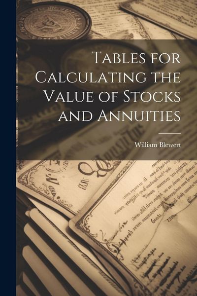 Produktbild: Tables for Calculating the Value of Stocks and Annuities