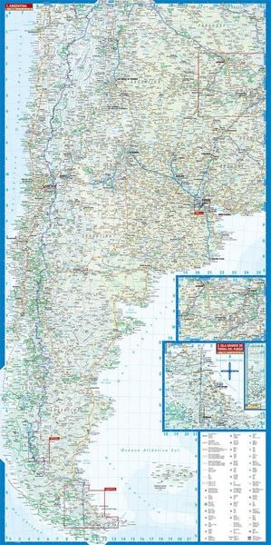 Produktbild: Argentina, Argentinien, Borch Map