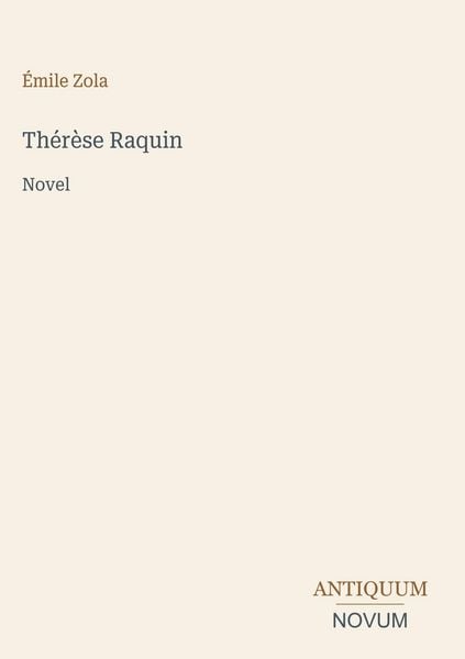 Produktbild: Th&eacute;r&egrave;se Raquin