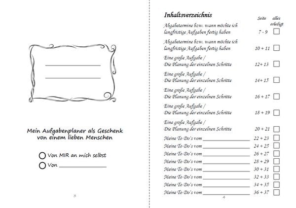 Produktbild: Mein To Do Listen Organizer