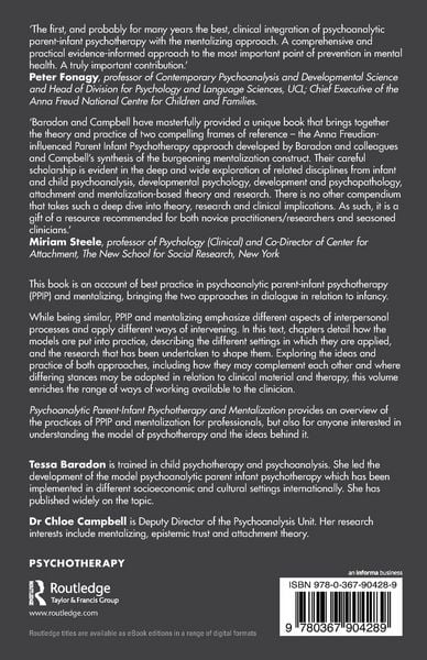 Produktbild: Psychoanalytic Parent-Infant Psychotherapy and Mentalization