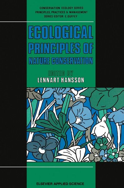 Produktbild: Ecological Principles of Nature Conservation