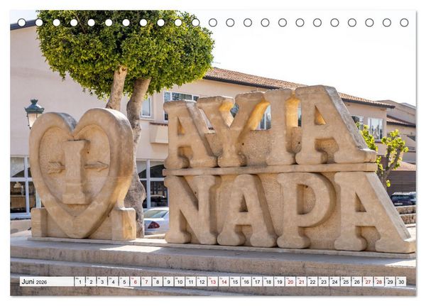 Produktbild: Agia Napa - Zypern (Tischkalender 2026 DIN A5 quer), CALVENDO Monatskalender