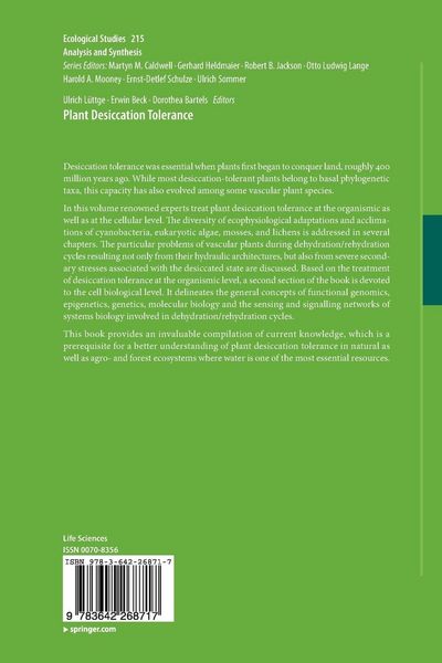 Produktbild: Plant Desiccation Tolerance
