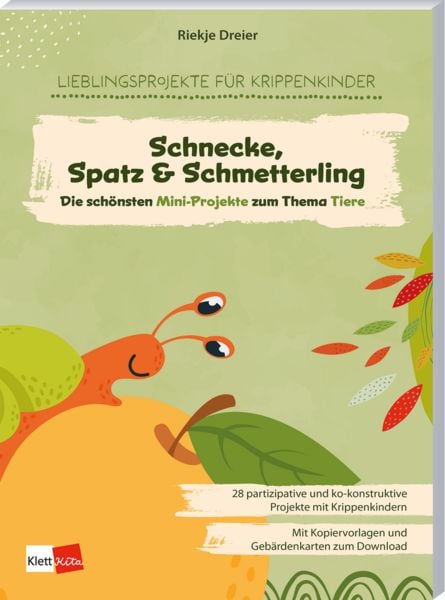 Produktbild: Die sch&ouml;nsten Mini-Projekte zum Thema Tiere: Schnecke, Spatz & Schmetterling