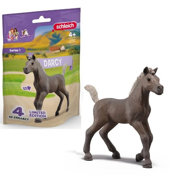 schleich 81460 - Horse Club, Darcy, Sammelfohlen mit Sammelposter, Series 1