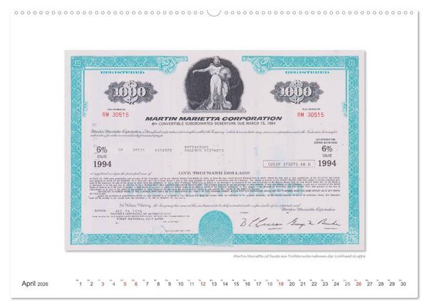 Produktbild: Aktien & Wertpapiere / CH-Version (hochwertiger Premium Wandkalender 2026 DIN A2 quer), Kunstdruck in Hochglanz