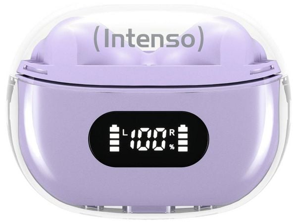 Produktbild: Intenso Buds Plus T313AE lila In Ear Headset Bluetooth&reg; Stereo Lila Noise Cancelling Handy
