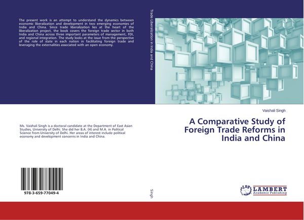Produktbild: A Comparative Study of Foreign Trade Reforms in India and China