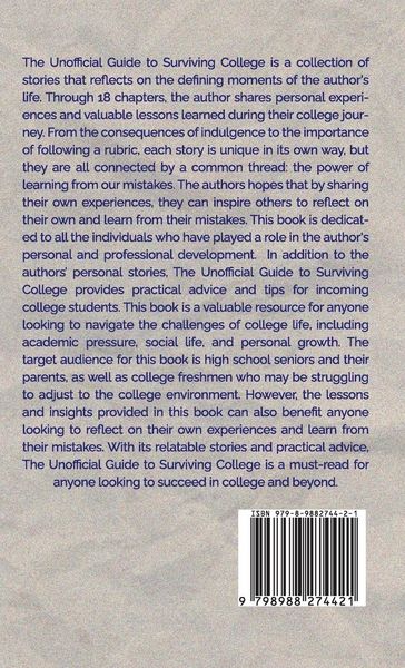 Produktbild: The Unofficial Guide to Surviving College