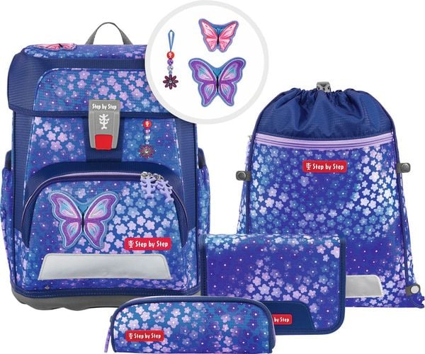 Produktbild: STEP BY STEP&reg; Schulrucksack-Set Cloud 5teilig, Butterfly Maja