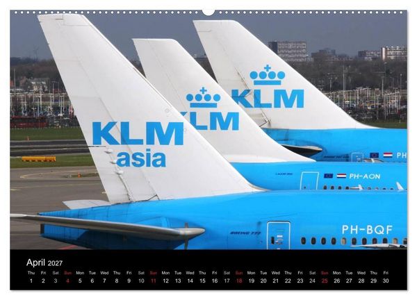Produktbild: Big Jets (High Quality Premium Wall Calendar 2027 DIN A2 landscape),CALVENDO 12 Month Wall Calendar