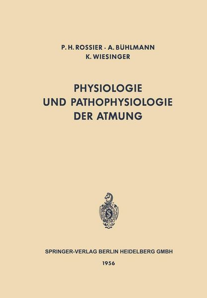 Produktbild: Physiologie und Pathophysiologie der Atmung