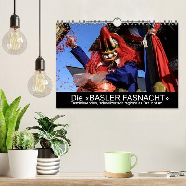 Produktbild: BASLER FASNACHT &ndash; Faszinierendes, schweizerisch regionales Brauchtum. (Wandkalender 2026 DIN A4 quer), CALVENDO Monatskalender