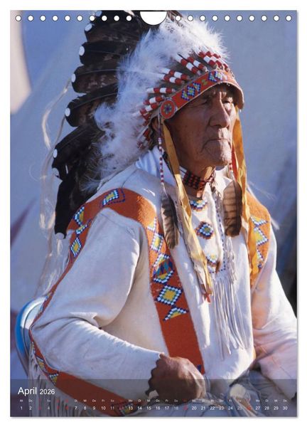 Produktbild: INDIANER Portrait Collection 2 (Wandkalender 2026 DIN A4 hoch), CALVENDO Monatskalender