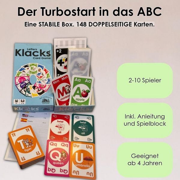 Produktbild: Letters Klacks &ndash; Das englische Alphabet spielerisch entdecken