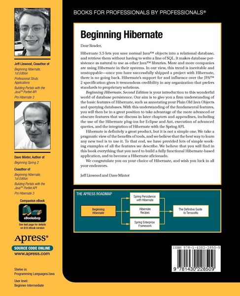 Produktbild: Beginning Hibernate