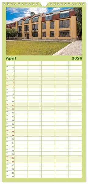 Produktbild: Familienplaner 2026 - Weimar - Kulturstadt im Herzen Europas mit 5 Spalten (Wandkalender, 21 x 45 cm) CALVENDO