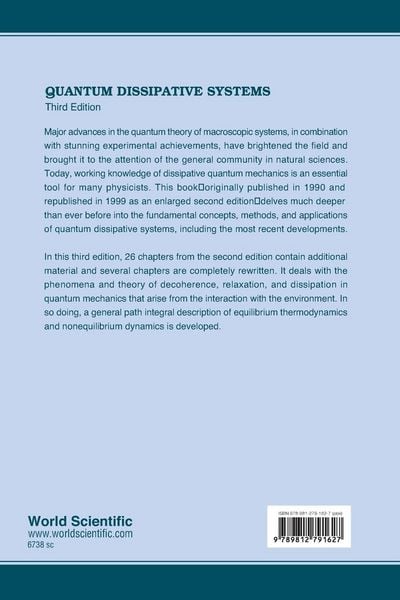 Produktbild: Quantum Dissipative Sys (3rd Ed)