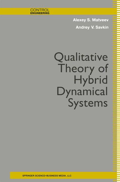 Produktbild: Qualitative Theory of Hybrid Dynamical Systems