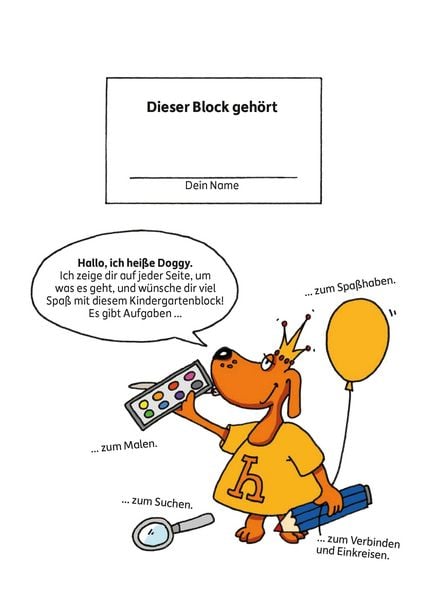 Produktbild: Kindergartenblock ab 3 Jahre - Meine ersten R&auml;tsel und Denkspiele