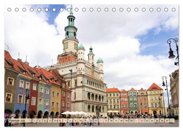 Produktbild: Posen - Traumhaftes Reiseziel in Polen (Tischkalender 2026 DIN A5 quer), CALVENDO Monatskalender