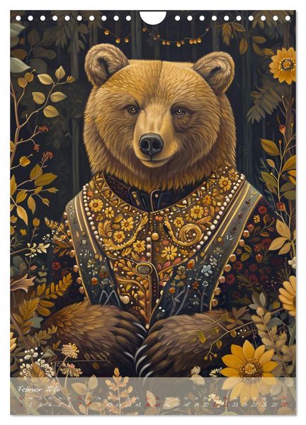 Produktbild: Teddyliebe B&auml;ren wie ich sie mag (Wandkalender 2026 DIN A4 hoch), CALVENDO Monatskalender