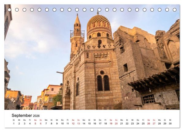 Produktbild: Kairo ganz nah (Tischkalender 2026 DIN A5 quer), CALVENDO Monatskalender