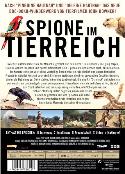 Produktbild: Spione im Tierreich [2 DVDs]