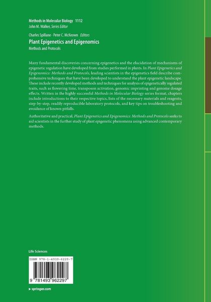 Produktbild: Plant Epigenetics and Epigenomics