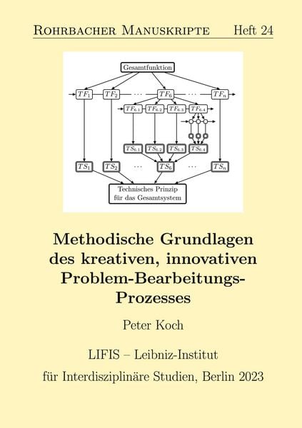 Produktbild: Methodische Grundlagen des kreativen, innovativen Problem-Bearbeitungs-Prozesses