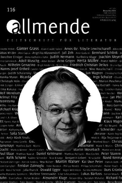 Produktbild: Allmende 116 &ndash; Zeitschrift f&uuml;r Literatur