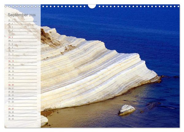 Produktbild: Die sch&ouml;nsten K&uuml;sten Italiens (Wandkalender 2026 DIN A3 quer), CALVENDO Monatskalender