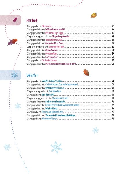 Produktbild: Das Krippen-Jahreszeitenbuch: Klanggeschichten