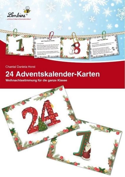 Produktbild: Horst, C: 24 Adventskalender-Karten (KS)