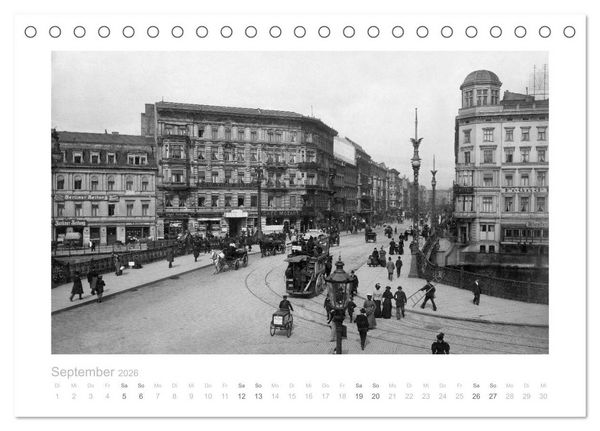 Produktbild: Die Friedrichstrasse - Legend&auml;re Luxusmeile von Berlin (Tischkalender 2026 DIN A5 quer), CALVENDO Monatskalender