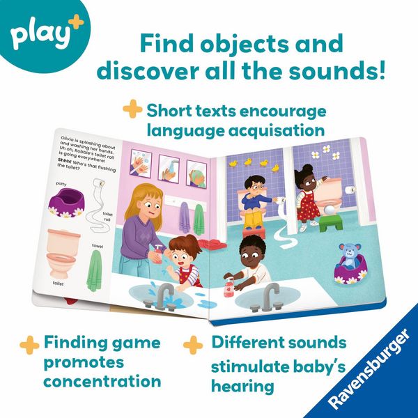 Produktbild: Play+ Shh ... Who's there? In Nursery (sound book)