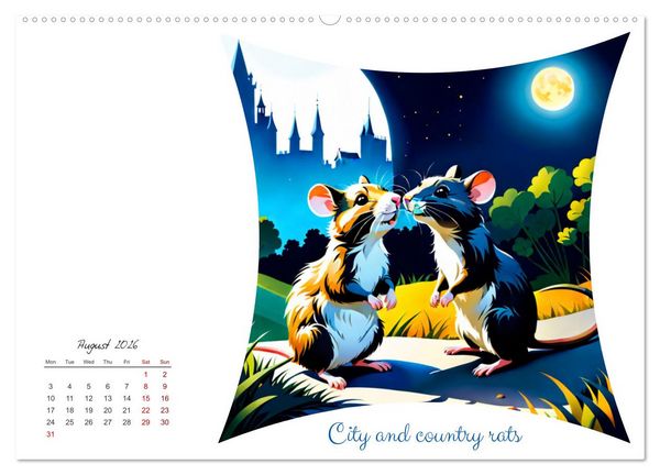 Produktbild: The magical world of fables (High Quality Premium Wall Calendar 2026 DIN A2 landscape),CALVENDO 12 Month Wall Calendar