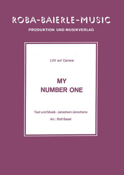 Produktbild: My Number One