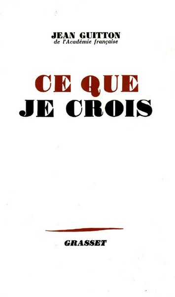 Produktbild: Ce que je crois