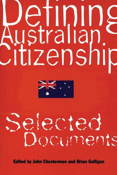 Produktbild: Defining Australian Citizenship